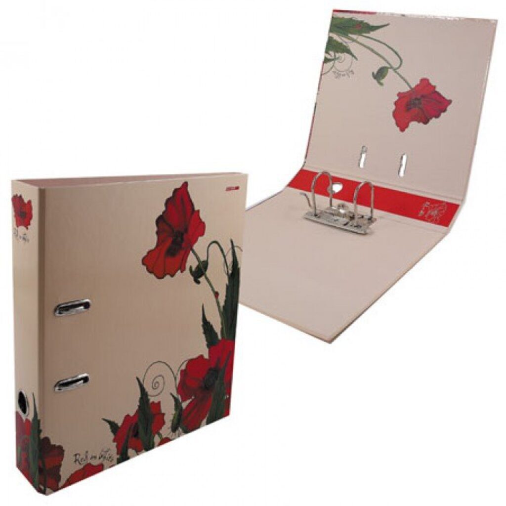 Регистратор А4, 70мм HD, Red on White