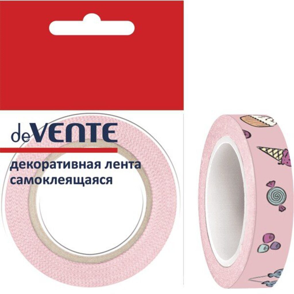 Скотч декоративный "Сладости", 15мм*5 метров