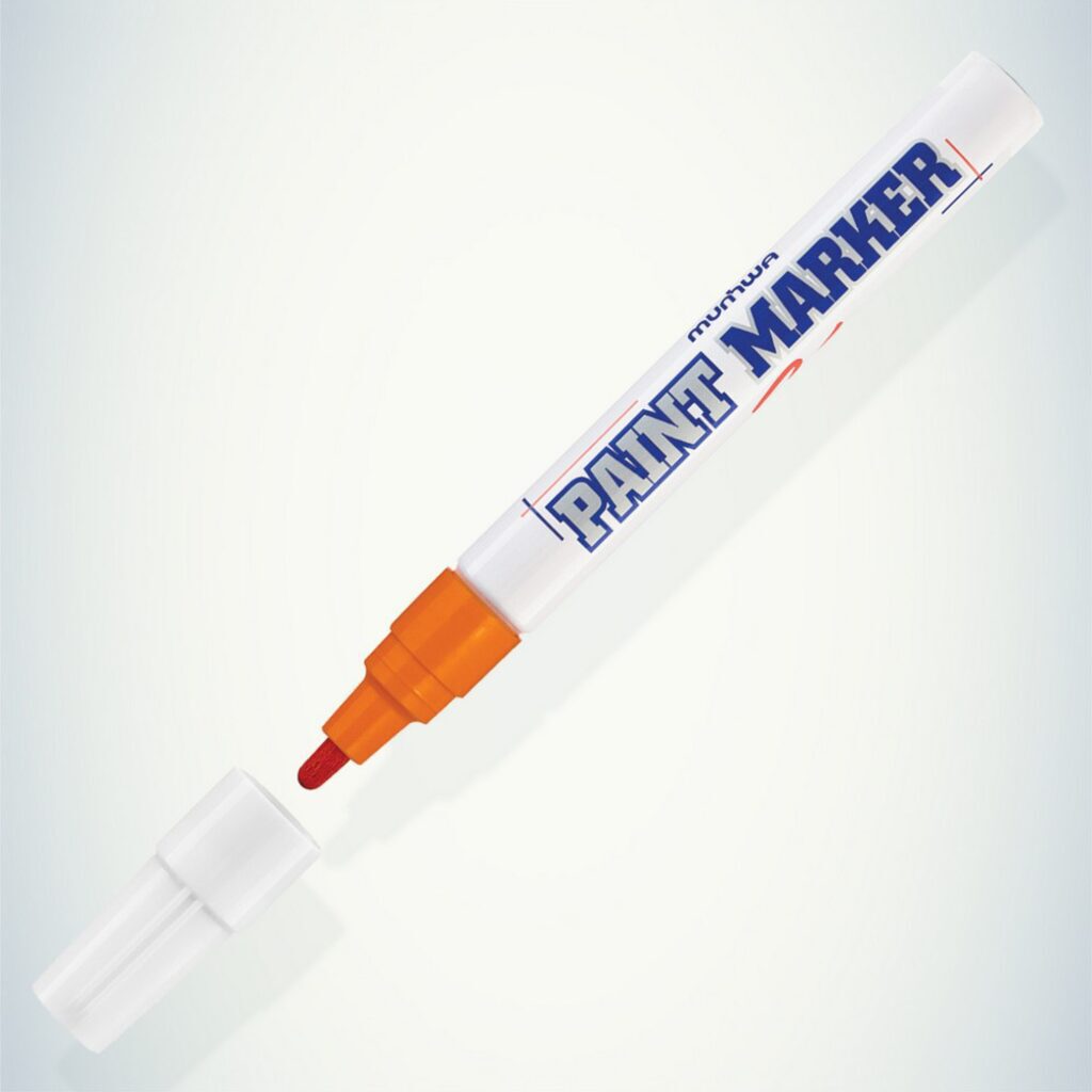 Маркер краска 4мм ОРАНЖЕВЫЙ