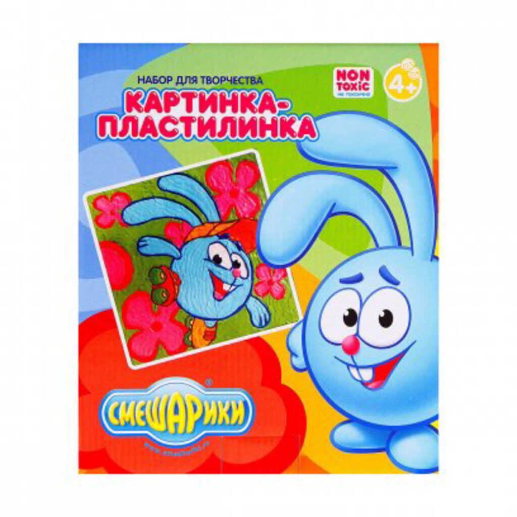 Картина из пластилина "Смешарики - Крош"