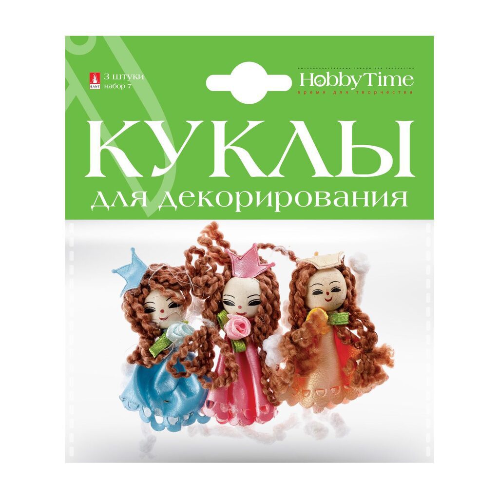 Декор Куклы для декорирования №7 3шт, 6,5см