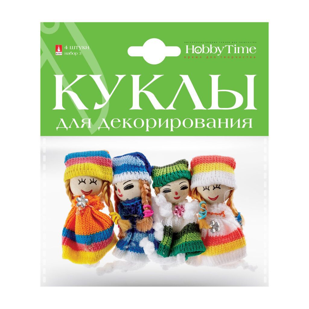 Декор Куклы для декорирования №3 4шт, 7см