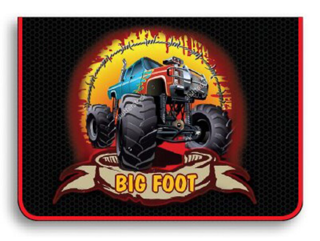 Папка для труда А4 1 отд. молн. вокруг  Big foot, пластик