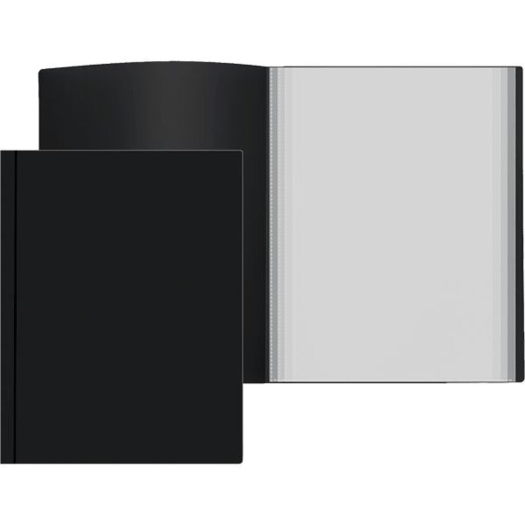 Папка файл А4  10лист 0,50мм, черная