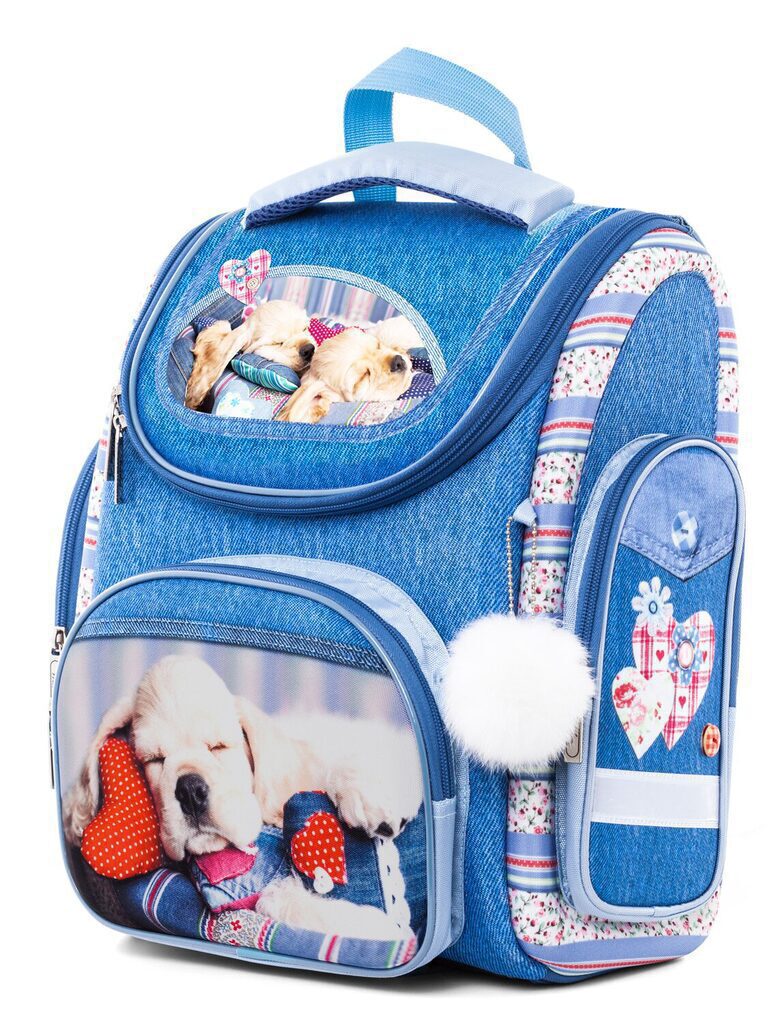 Ранец школьный  Compact plus "Сони" с мешком д/обуви,трансформер, 37*30*17см, EVA, 1 отд, 3 кармана