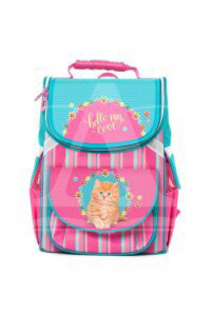 Ранец школьный  Balance "Котёнок" 38*29*16см, полиэстер, 1 отд, 3 кармана