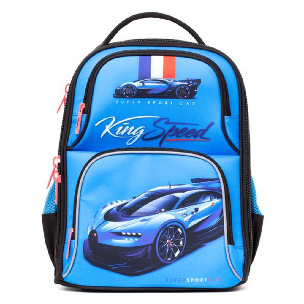 Ранец школьный  Comfort "King Speed" 37*32*19см, EVA, 2 отд, 4 кармана