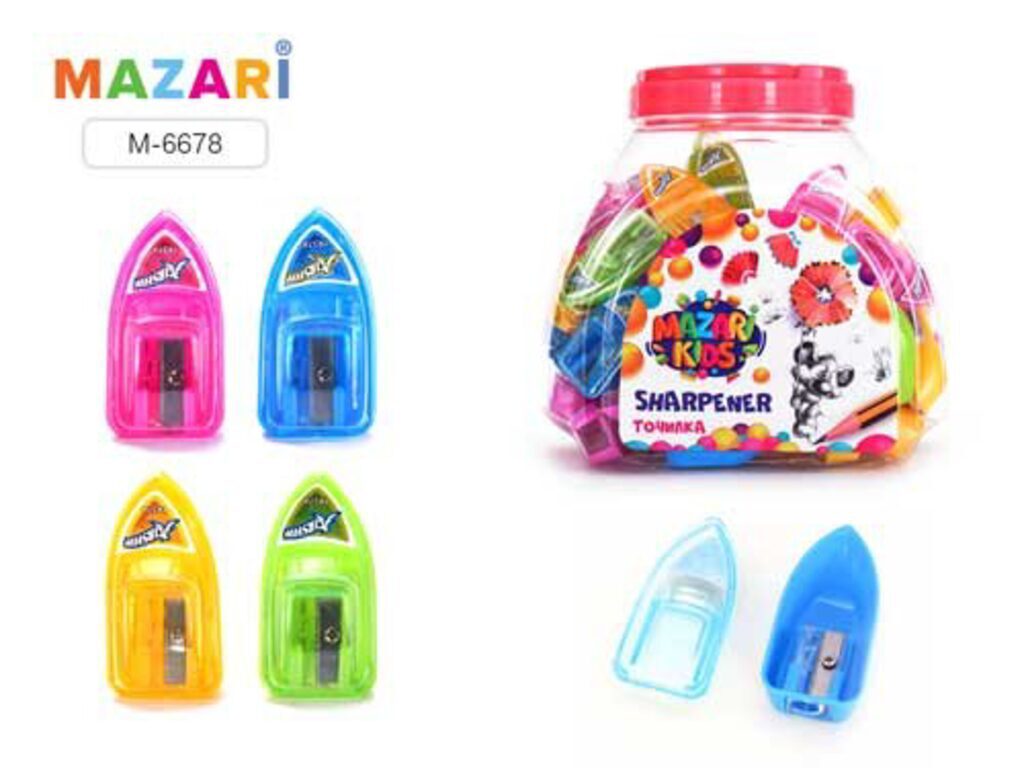 Точилка пласт. с контейнером  1 отв. BOAT