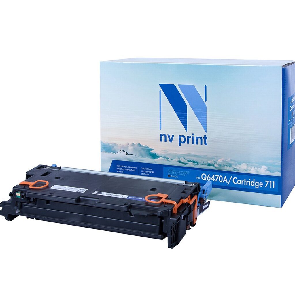 Картридж NVP совместимый HP Q6470A/Canon 711 Black для LaserJet Color