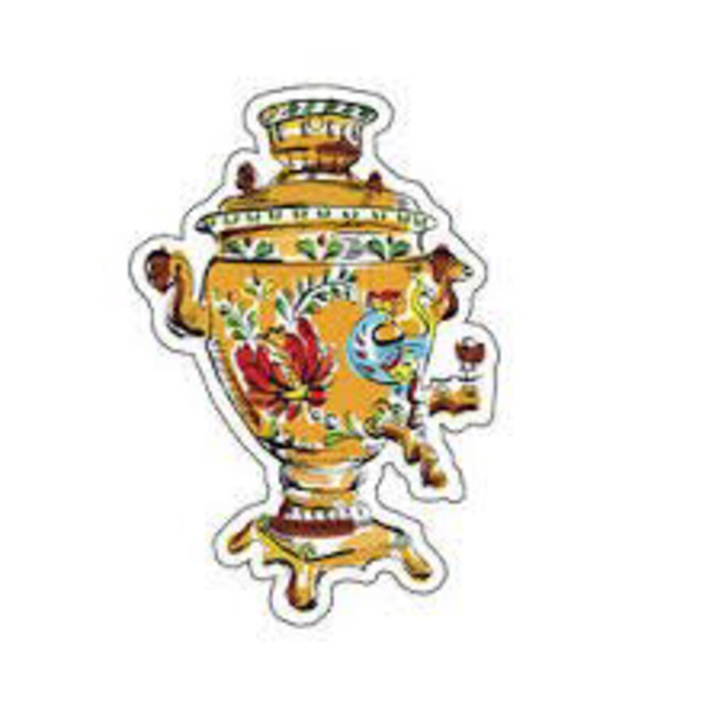 Ароматизатор "Русский самовар" 7*10,5см, пропитан аромат.маслом Ваниль