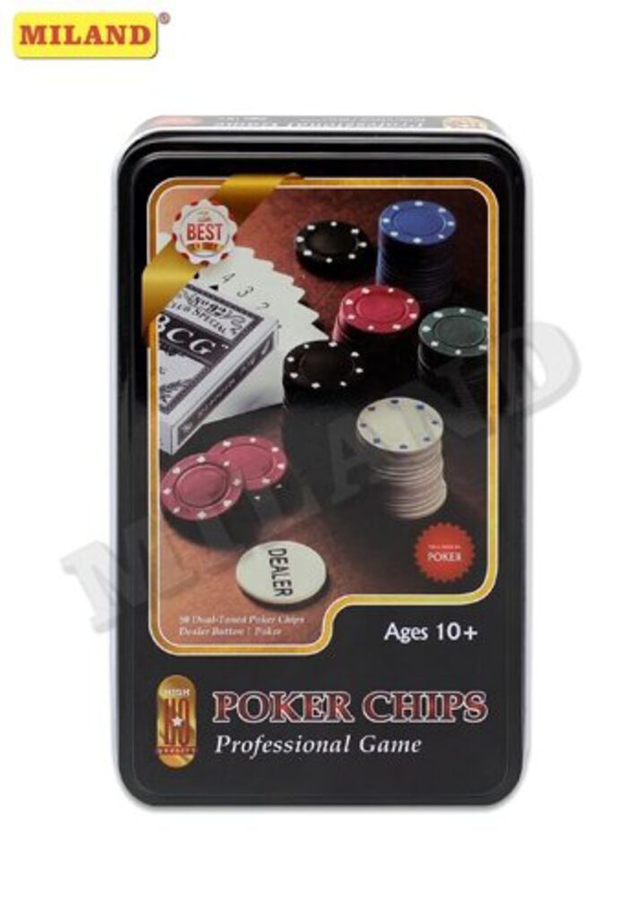 Набор для покера "Proffesional Poker" 80 фишек, в металлическом футляре