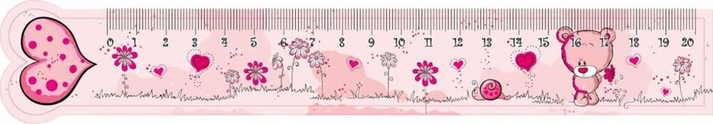 Закладка-линейка "Плюшевый мишка"