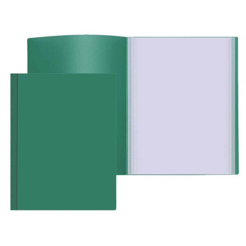 Папка файл А4  10лист 0,50мм, зелёная