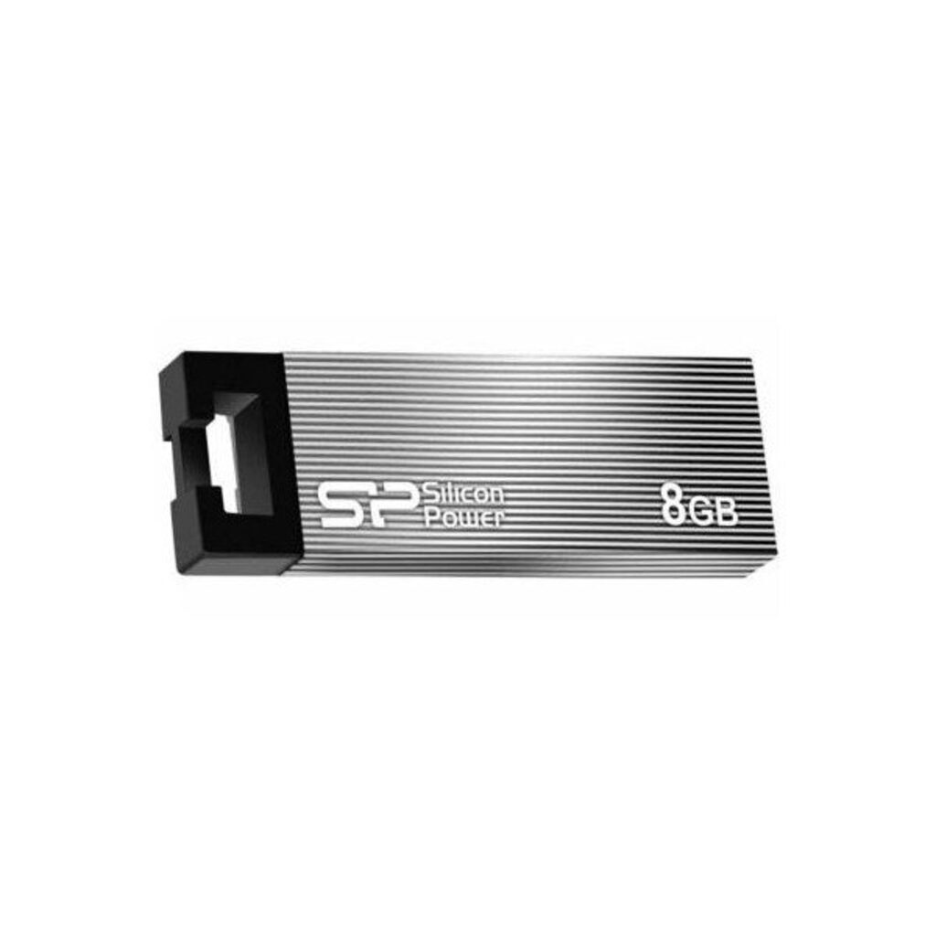 Флеш-драйв  8 GB USB 2.0 Silicon Power Touch 835 Iron Gray