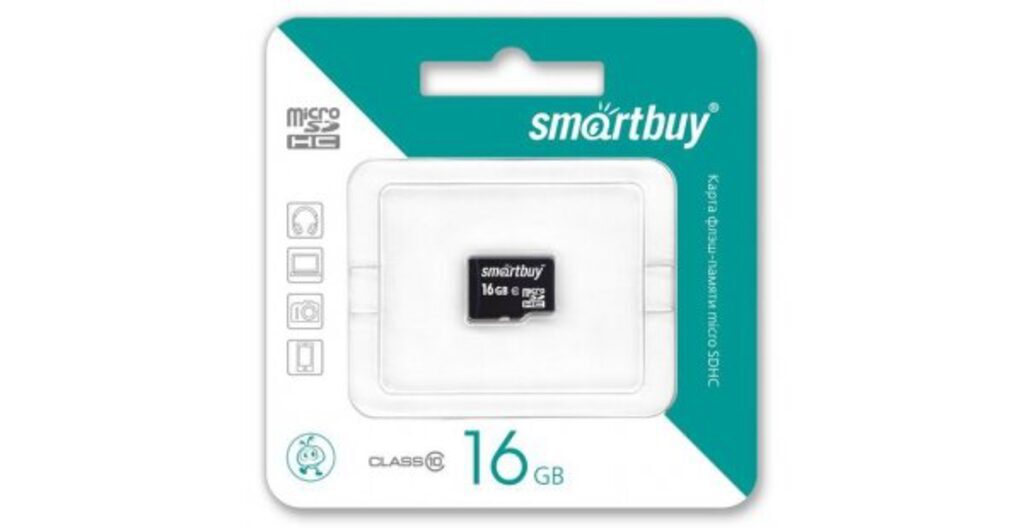 Карта памяти SmartBuy MicroSDHC 16GB Сlass 10 (с адаптером)