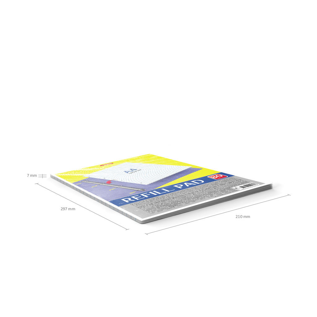 Сменный блок для тетради на кольцах ErichKrause, А4, 80 листов, клетка