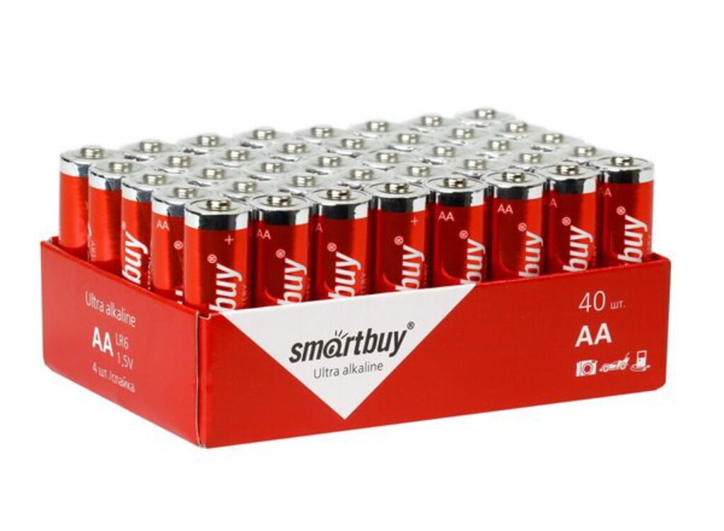 Батарейка LR-06 (АА) Smartbuy, в боксе, цена за 1 шт