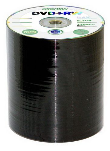 Диск DVD-RW Smart Truck 4х емкость 4,7Gb, 100шт в спайке