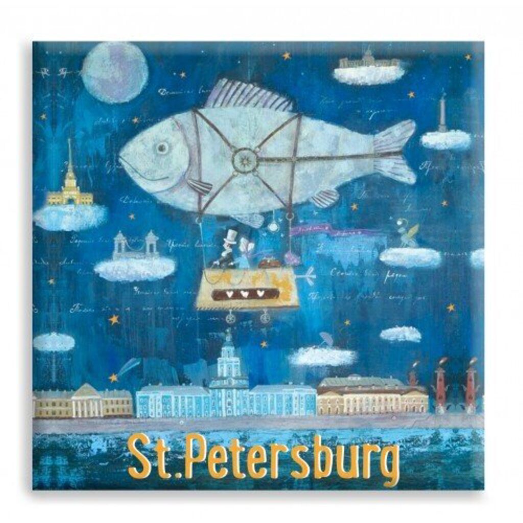 Декоративная подставка под кружку "Питерские сны", 10,8*10,8см, керамика