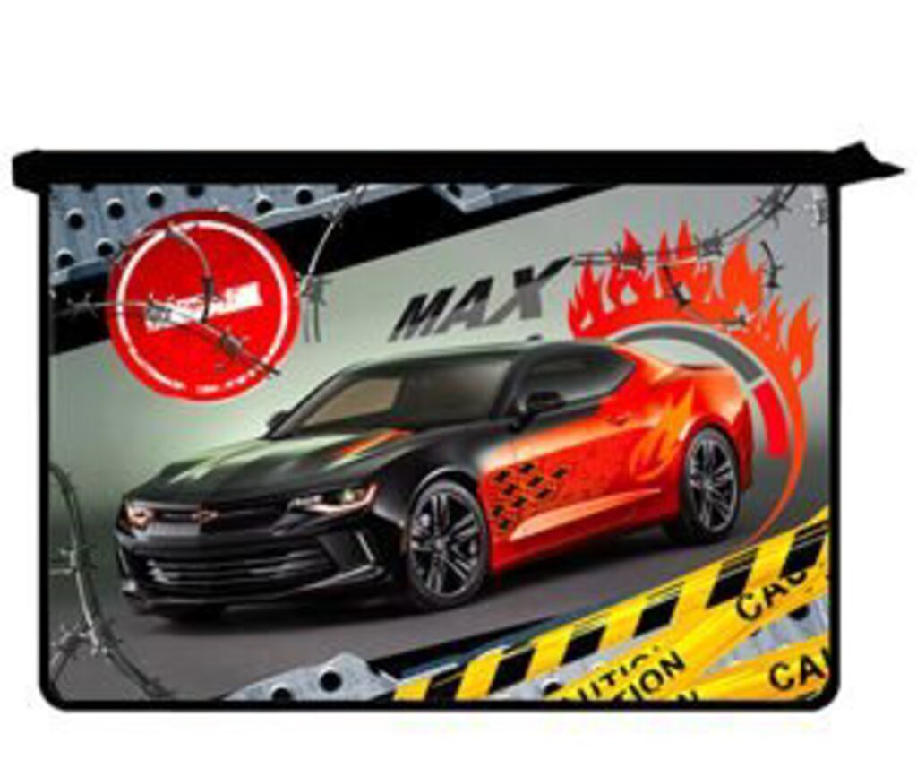 Папка для труда А4 2 отд. молн. сверху,   AutoMax, ламинат, пластик