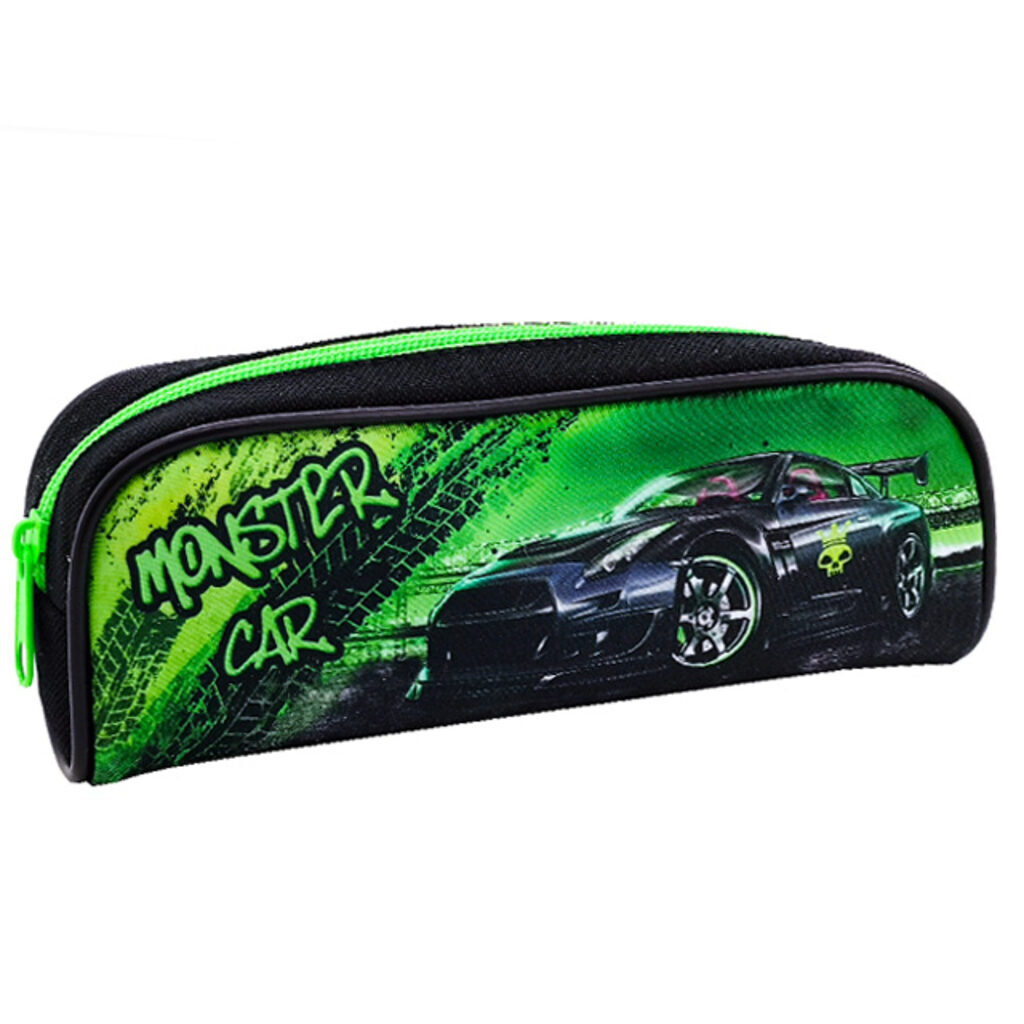 Пенал-косметичка (200*80) Monster car, объёмный