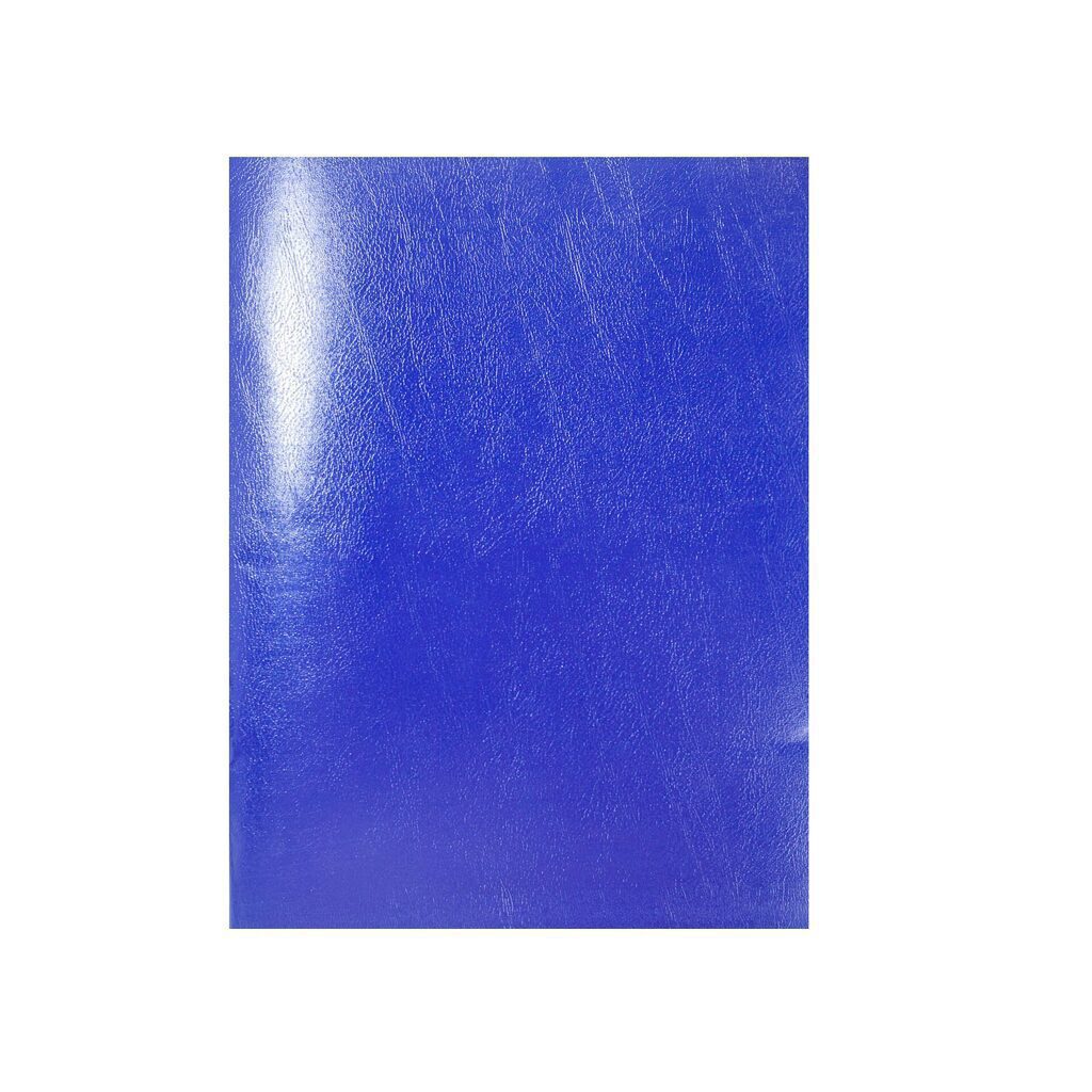 Тетрадь А4  96л  кл. скоба бумвинил Hatber "Синяя" белизна 70%