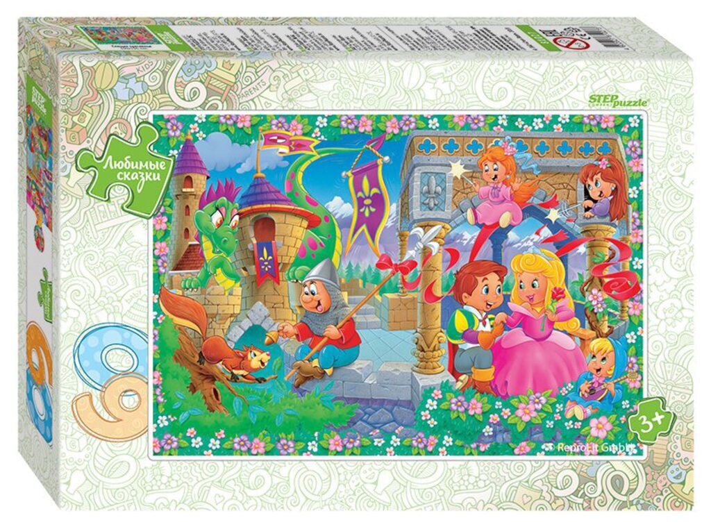 Пазлы   60 элементов  240*345мм.  "Спящая красавица"
