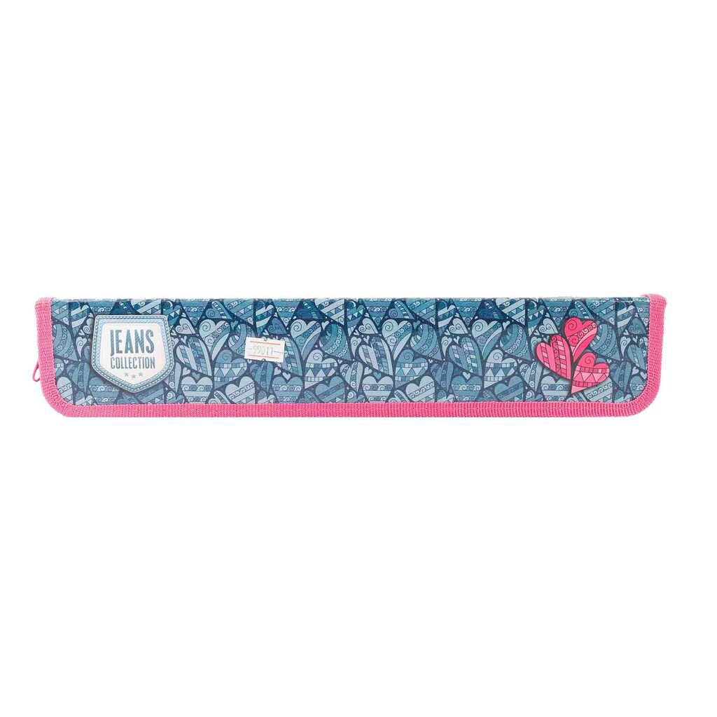 Пенал 1 отд. для кистей ламинат 7*34см Jeans collection