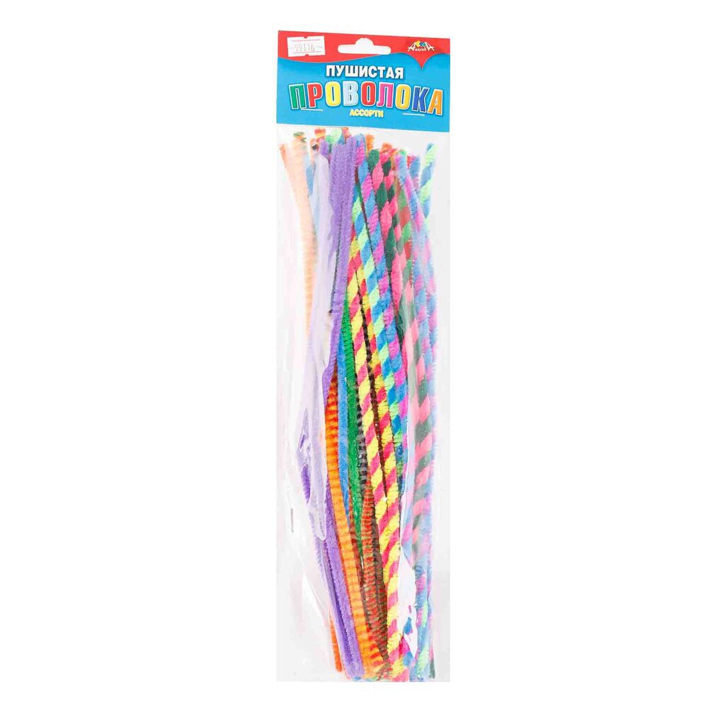 Набор "Пушистая проволока" d=7мм, 30см, 45шт, ассорти