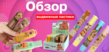 Выдвижные ластики Egoist